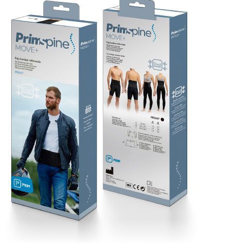 Pack de Faja lumbar reforzada - Sujección y protección | Primspine Move+