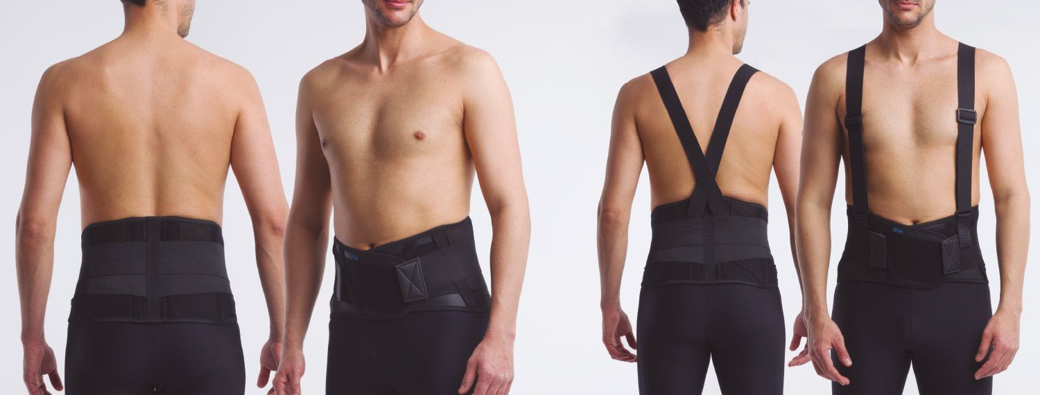 Faja lumbosacra semirígida con doble tensor | Primspine Laboral