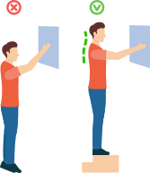 Posición más adecuada al alcanzar un objeto elevado | Primspinne
