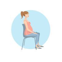 Icono ejemplo de posición sentada | Primspine