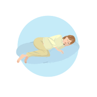 Icono ejemplo de posición durmiendo | Primspine