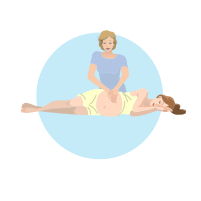 Icono ejemplo de masaje prenatal | Primspine